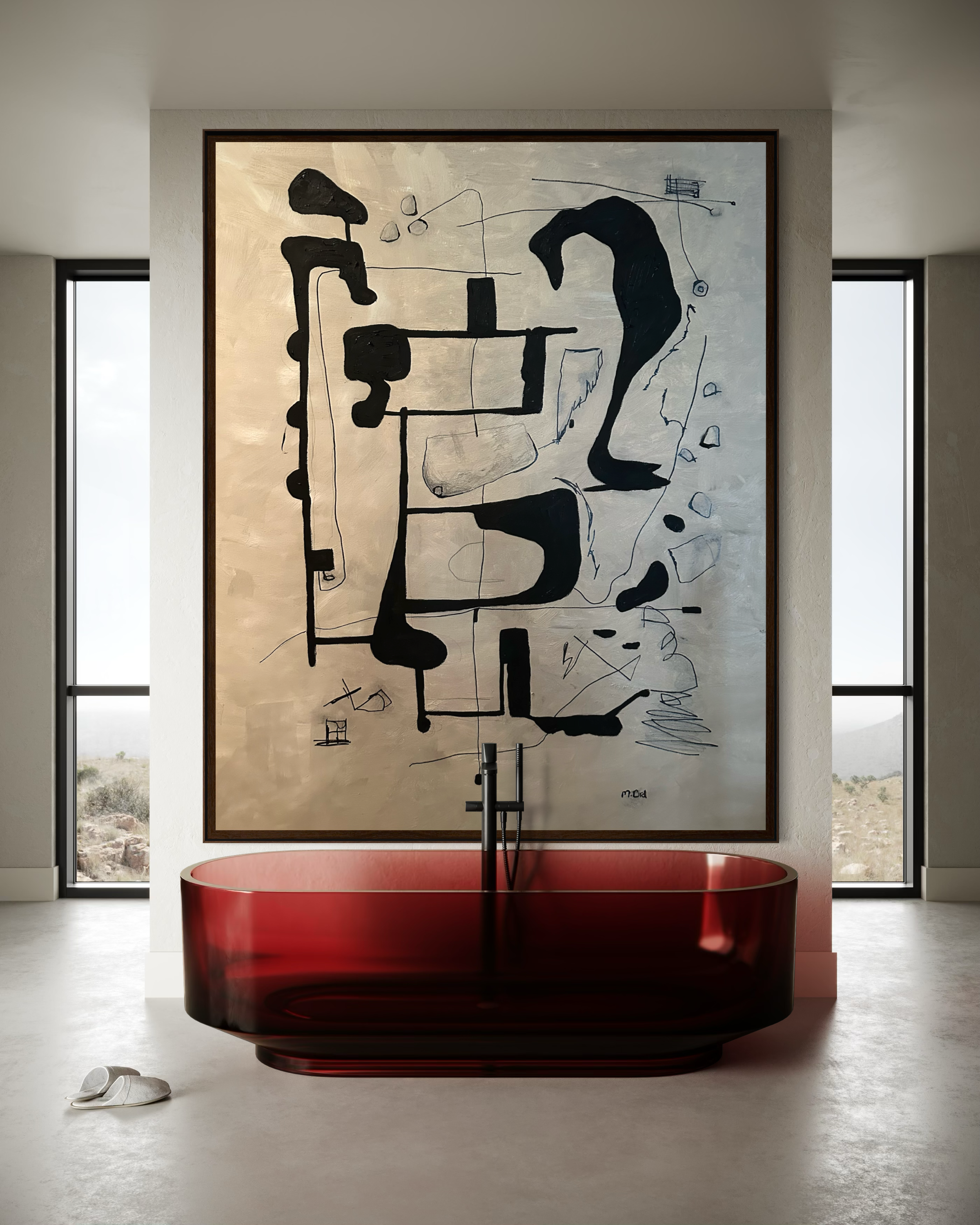 Traces - 72" x 60”
