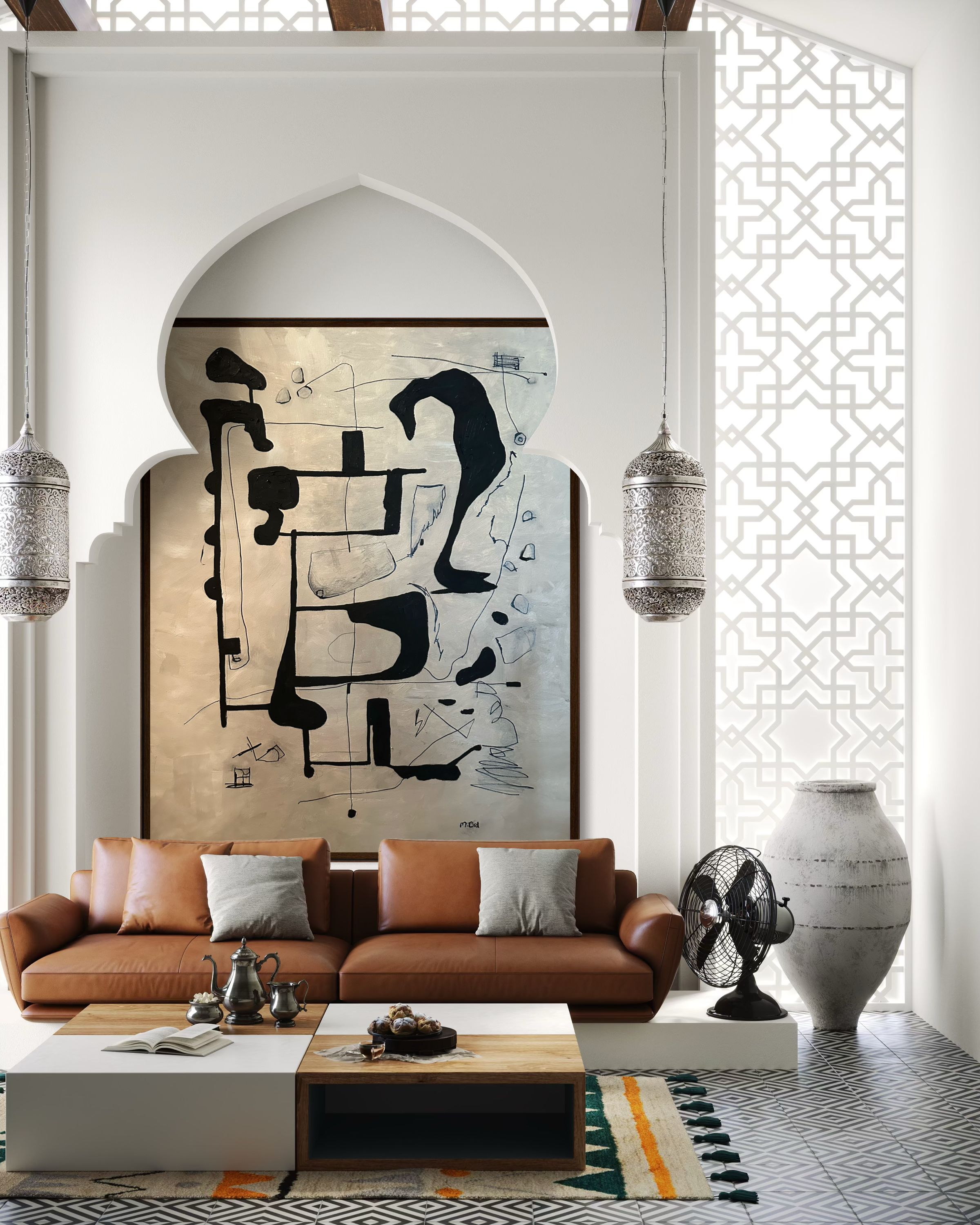 Traces - 72" x 60”