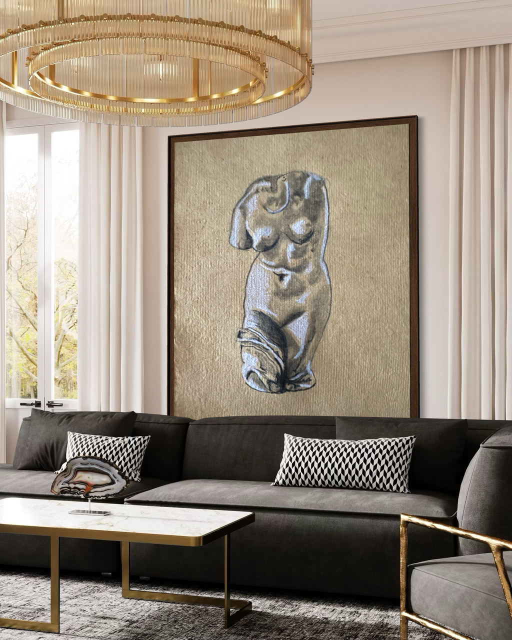 Exposed - 72" x 60”