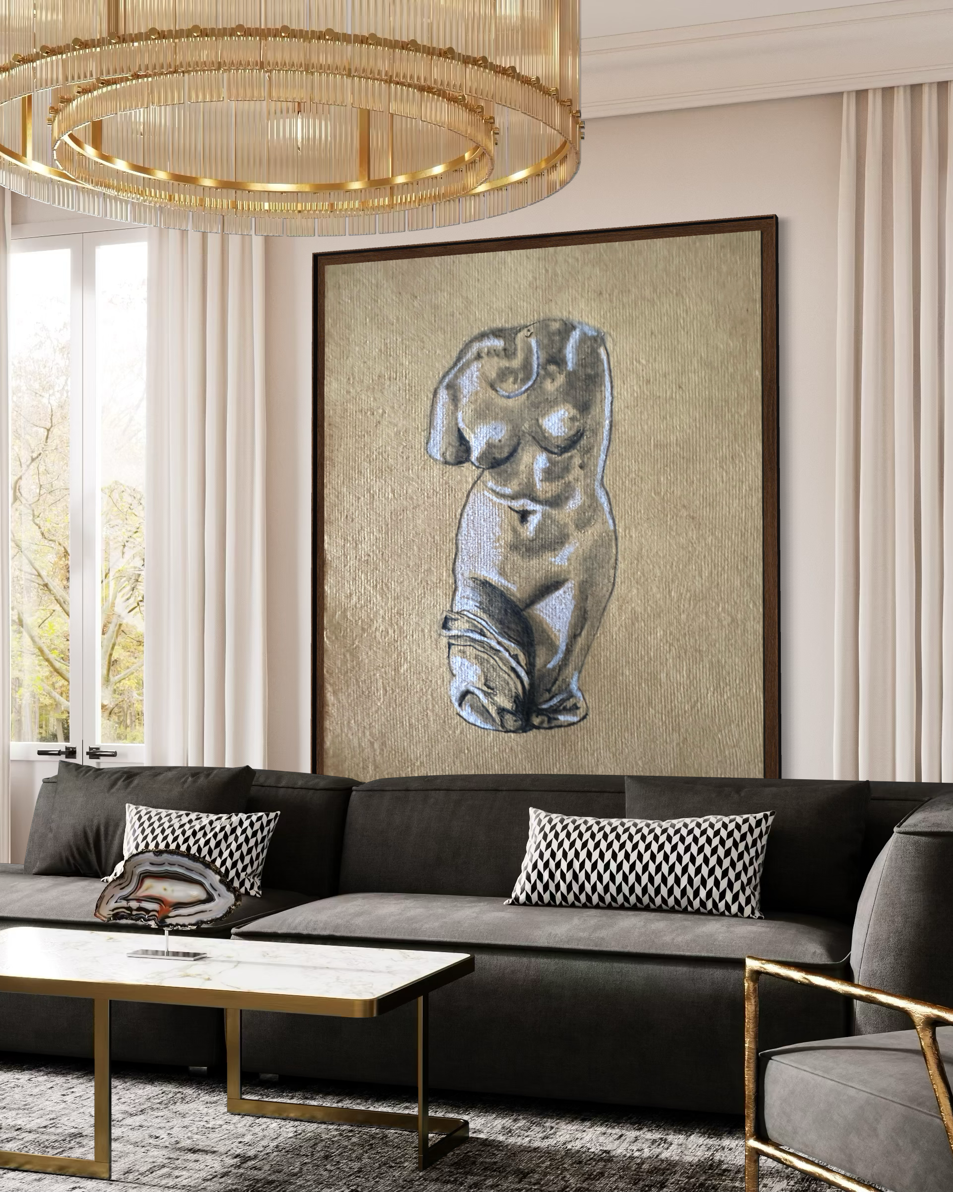 Exposed - 72" x 60”