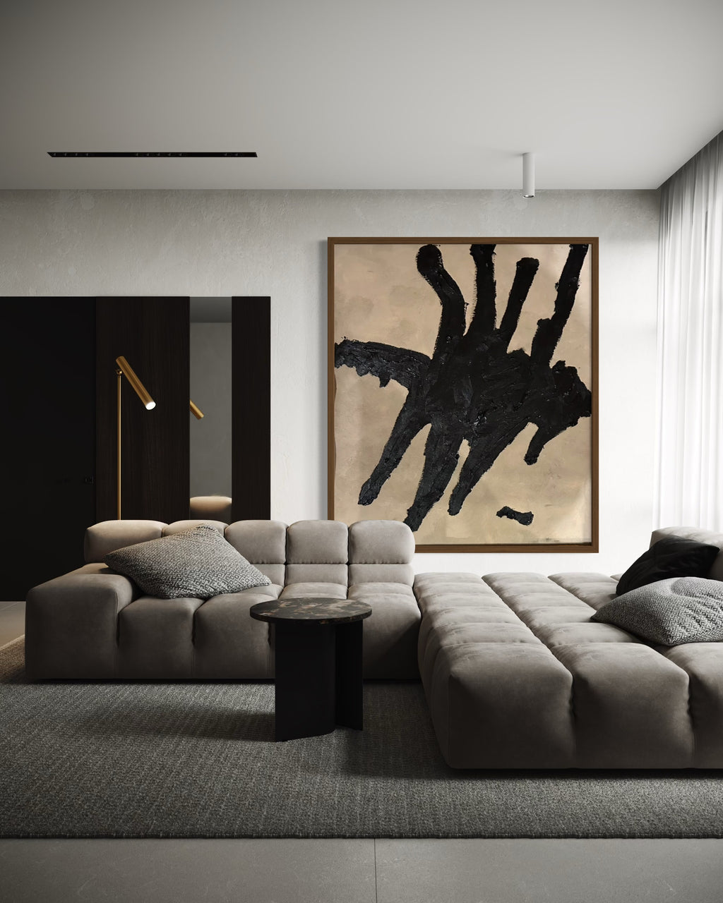 Obsidian - 48" x 60”