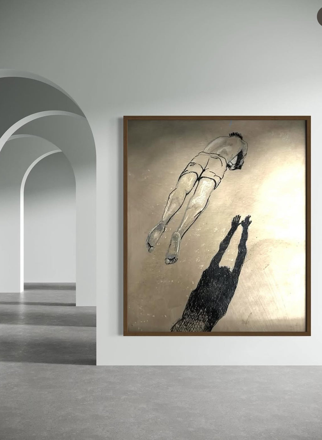 Dive - 72" x 60”