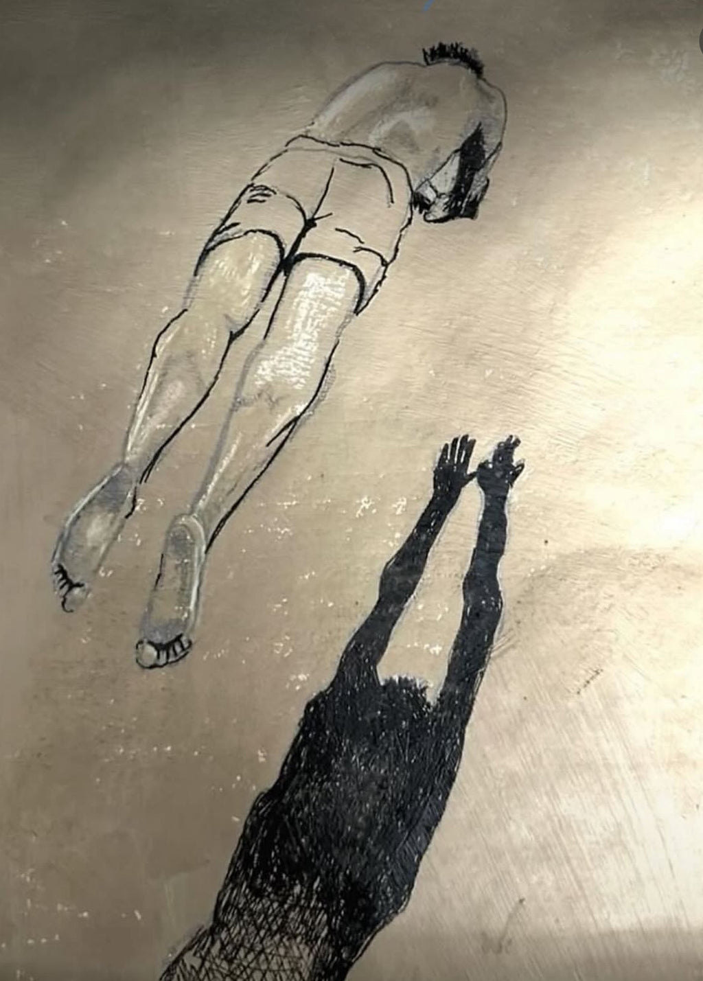 Dive - 72" x 60”