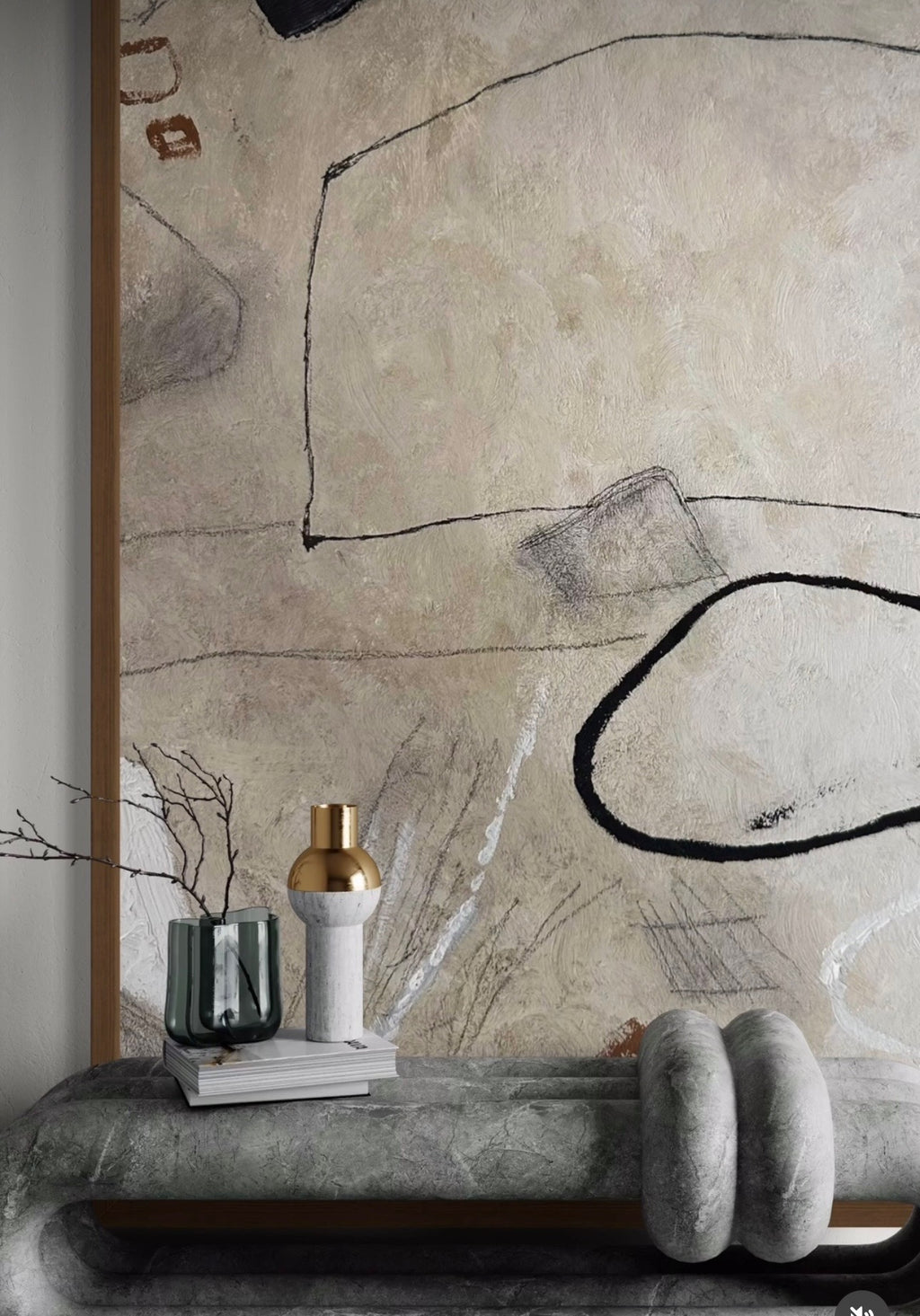 Restless - 72" x 60”