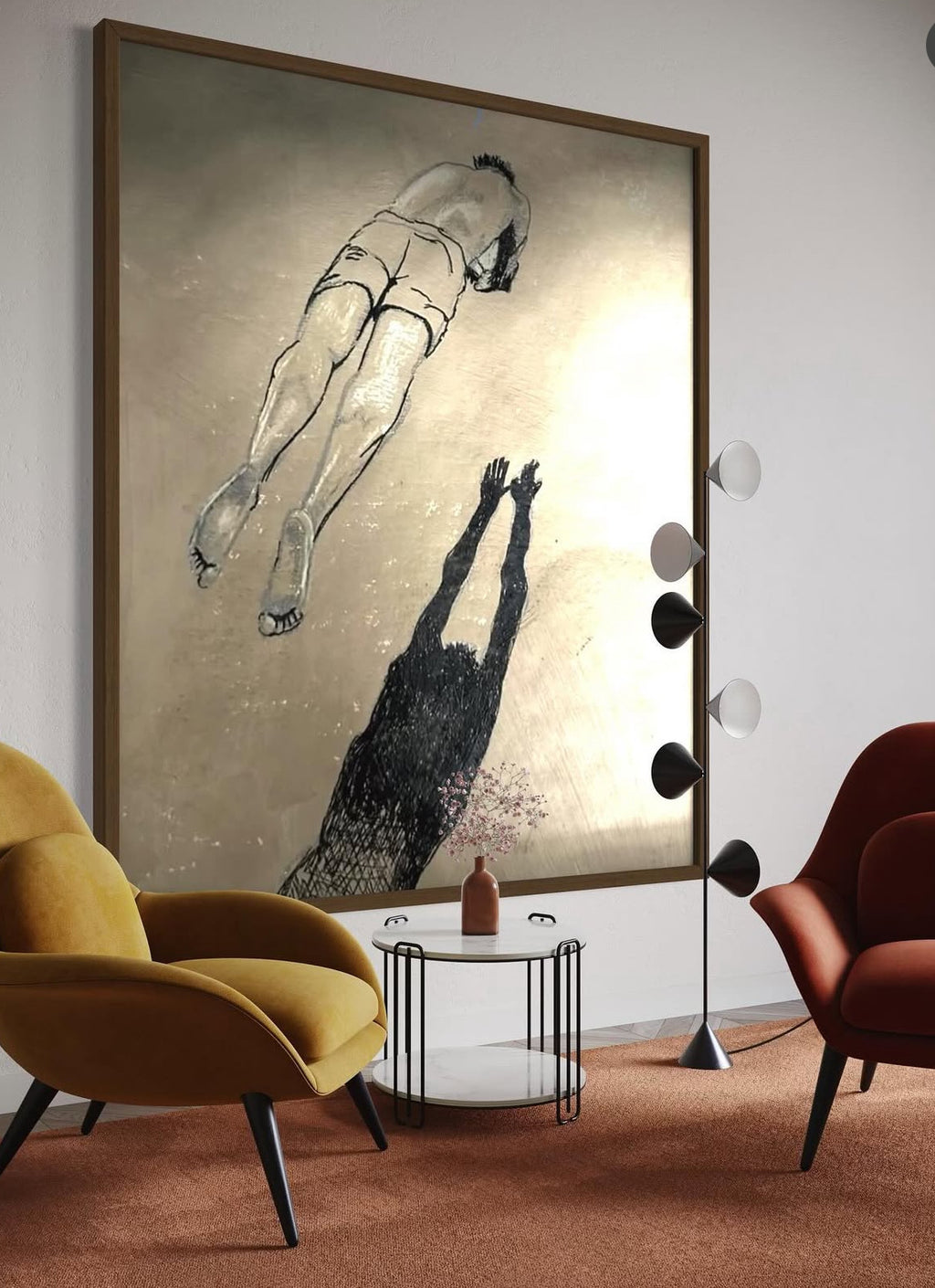 Dive - 72" x 60”
