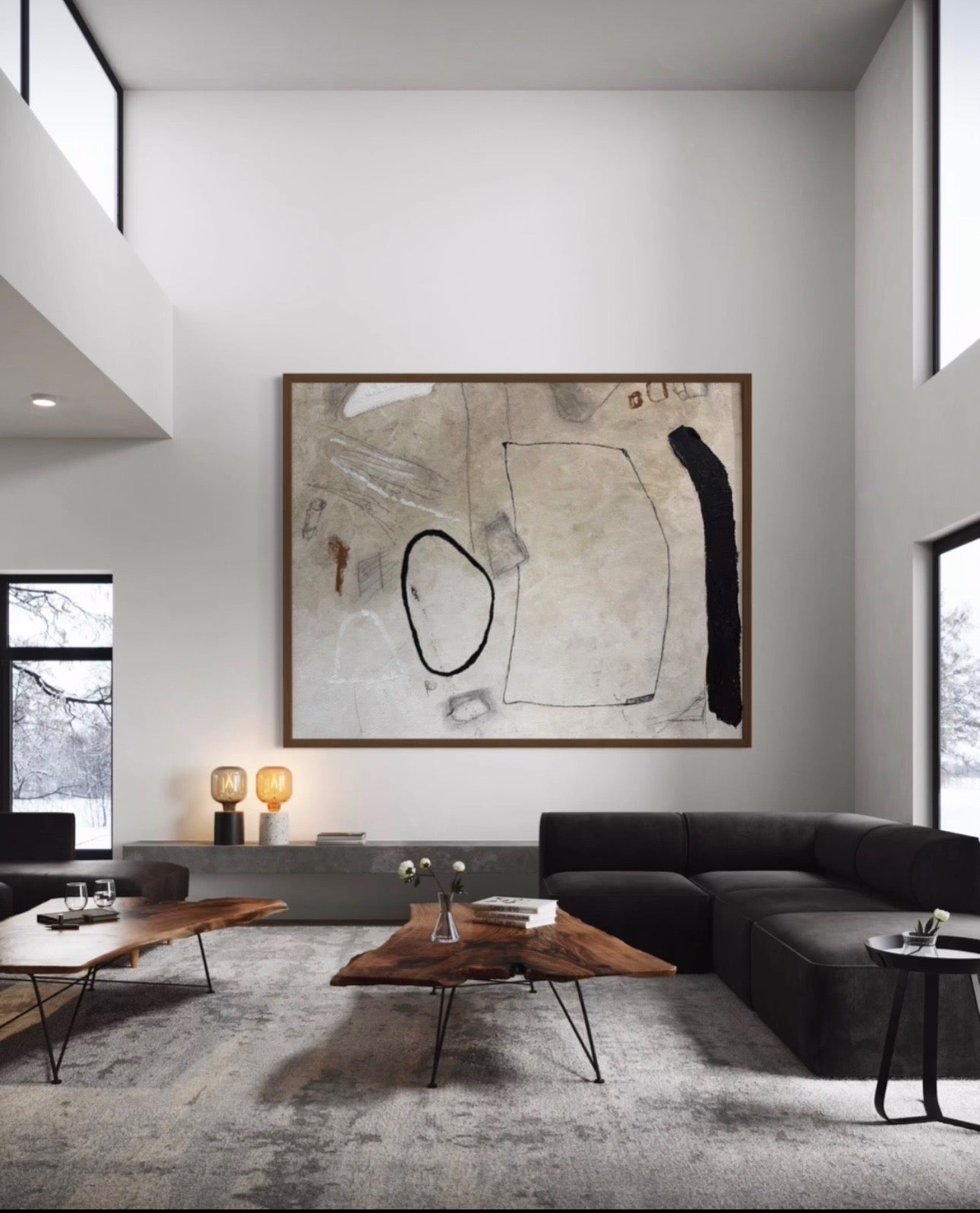 Restless - 72" x 60”
